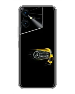 Чехол для TECNO POVA Neo 3 с картинкой «Mercedes — ретро стиль»