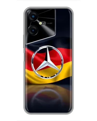 Чехол для TECNO POVA Neo 3 с картинкой «Mercedes — флаг Германии» Чехол для TECNO POVA Neo 3 с картинкой «Mercedes — флаг Германии»