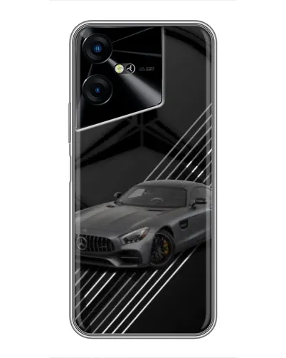 Чехол для TECNO POVA Neo 3 с картинкой «Mercedes AMG — графика» Чехол для TECNO POVA Neo 3 с картинкой «Mercedes AMG — графика»