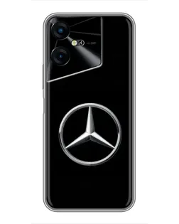 Чехол для TECNO POVA Neo 3 с картинкой «Mercedes классический лого»