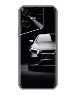 Чехол для TECNO POVA Neo 3 с картинкой «Свет фар Mercedes»