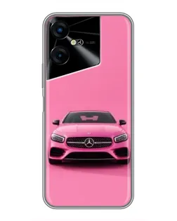 Чехол для TECNO POVA Neo 3 с картинкой «Розовый Mercedes AMG» Чехол для TECNO POVA Neo 3 с картинкой «Розовый Mercedes AMG»