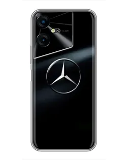 Чехол для TECNO POVA Neo 3 с картинкой «Mercedes на металле» Чехол для TECNO POVA Neo 3 с картинкой «Mercedes на металле»