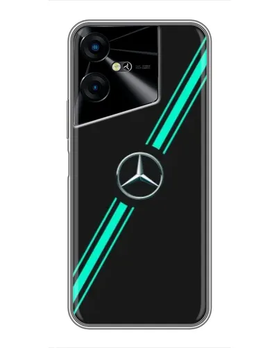 Чехол для TECNO POVA Neo 3 с картинкой «Спортивные линии Mercedes» Чехол для TECNO POVA Neo 3 с картинкой «Спортивные линии Mercedes»