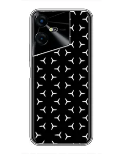 Чехол для TECNO POVA Neo 3 с картинкой «Mercedes паттерн звезд» Чехол для TECNO POVA Neo 3 с картинкой «Mercedes паттерн звезд»