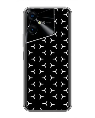 Чехол для TECNO POVA Neo 3 с картинкой «Mercedes паттерн звезд» Чехол для TECNO POVA Neo 3 с картинкой «Mercedes паттерн звезд»