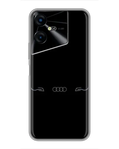 Чехол для TECNO POVA Neo 3 с картинкой «Audi — световой подпись» Чехол для TECNO POVA Neo 3 с картинкой «Audi — световой подпись»