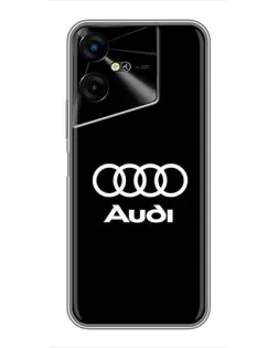 Чехол для TECNO POVA Neo 3 с картинкой «Классическое лого Audi» Чехол для TECNO POVA Neo 3 с картинкой «Классическое лого Audi»