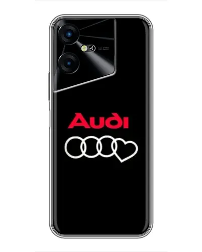 Чехол для TECNO POVA Neo 3 с картинкой «Логотип Audi Heart» Чехол для TECNO POVA Neo 3 с картинкой «Логотип Audi Heart»