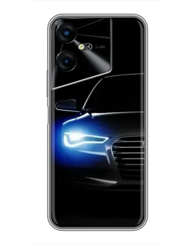 Чехол для TECNO POVA Neo 3 с картинкой «Неоновый взгляд Audi» Чехол для TECNO POVA Neo 3 с картинкой «Неоновый взгляд Audi»