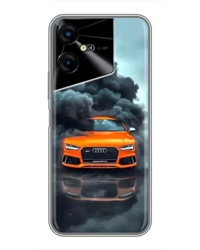 Чехол для TECNO POVA Neo 3 с картинкой «Audi в облаках дыма» Чехол для TECNO POVA Neo 3 с картинкой «Audi в облаках дыма»