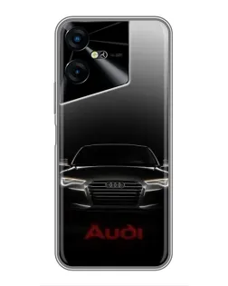 Чехол для TECNO POVA Neo 3 с картинкой «Audi — градиентный контур» Чехол для TECNO POVA Neo 3 с картинкой «Audi — градиентный контур»