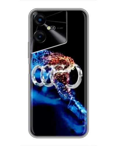 Чехол для TECNO POVA Neo 3 с картинкой «Энергия лого Audi» Чехол для TECNO POVA Neo 3 с картинкой «Энергия лого Audi»