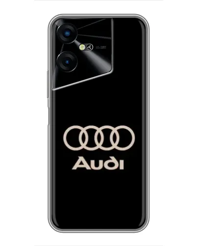 Чехол для TECNO POVA Neo 3 с картинкой «Audi — золотой логотип» Чехол для TECNO POVA Neo 3 с картинкой «Audi — золотой логотип»