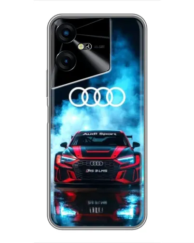 Чехол для TECNO POVA Neo 3 с картинкой «Audi Sport — неон» Чехол для TECNO POVA Neo 3 с картинкой «Audi Sport — неон»