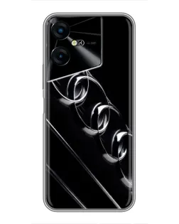 Чехол для TECNO POVA Neo 3 с картинкой «Audi — абстрактные кольца» Чехол для TECNO POVA Neo 3 с картинкой «Audi — абстрактные кольца»