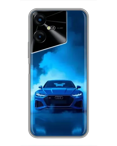 Чехол для TECNO POVA Neo 3 с картинкой «Audi — голубая энергия» Чехол для TECNO POVA Neo 3 с картинкой «Audi — голубая энергия»