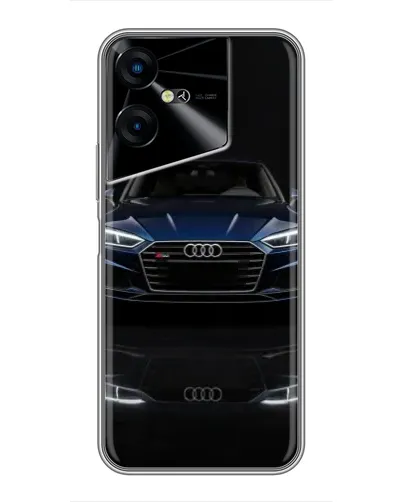 Чехол для TECNO POVA Neo 3 с картинкой «Audi — ночное отражение» Чехол для TECNO POVA Neo 3 с картинкой «Audi — ночное отражение»