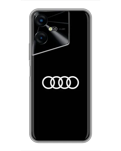 Чехол для TECNO POVA Neo 3 с картинкой «Audi White Logo» Чехол для TECNO POVA Neo 3 с картинкой «Audi White Logo»