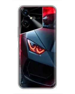 Чохол для TECNO POVA Neo 3 з картинкою «Lamborghini червоне сяйво» Чохол для TECNO POVA Neo 3 з картинкою «Lamborghini червоне сяйво»