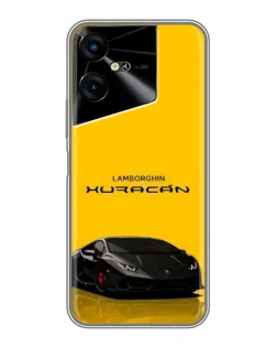 Чохол для TECNO POVA Neo 3 з картинкою «Lamborghini Huracan чорний»