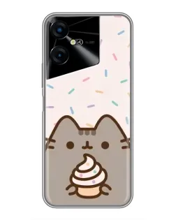 Чехол для TECNO POVA Neo 3 с картинкой «Пушин с кексом» Чехол для TECNO POVA Neo 3 с картинкой «Пушин с кексом»