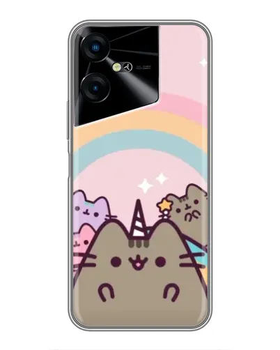 Чехол для TECNO POVA Neo 3 с картинкой «Единорог Pusheen» Чехол для TECNO POVA Neo 3 с картинкой «Единорог Pusheen»
