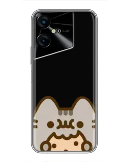 Чехол для TECNO POVA Neo 3 с картинкой «Пушин на черном» Чехол для TECNO POVA Neo 3 с картинкой «Пушин на черном»