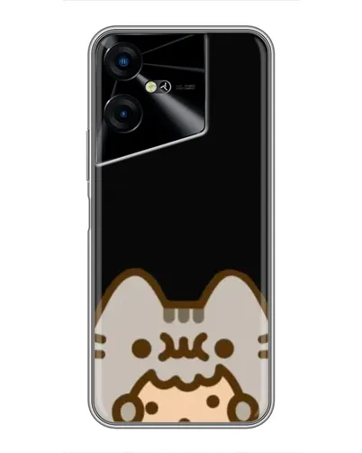 Чехол для TECNO POVA Neo 3 с картинкой «Пушин на черном» Чехол для TECNO POVA Neo 3 с картинкой «Пушин на черном»