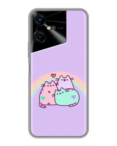 Чехол для TECNO POVA Neo 3 с картинкой «Радужные Пушины» Чехол для TECNO POVA Neo 3 с картинкой «Радужные Пушины»