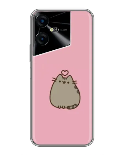 Чехол для TECNO POVA Neo 3 с картинкой «Pusheen сердце» Чехол для TECNO POVA Neo 3 с картинкой «Pusheen сердце»
