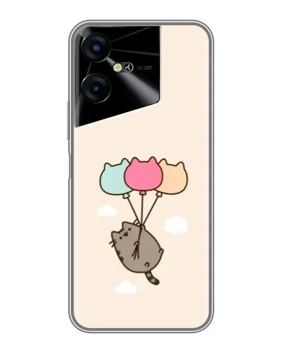 Чехол для TECNO POVA Neo 3 с картинкой «Пушин на шариках» Чехол для TECNO POVA Neo 3 с картинкой «Пушин на шариках»
