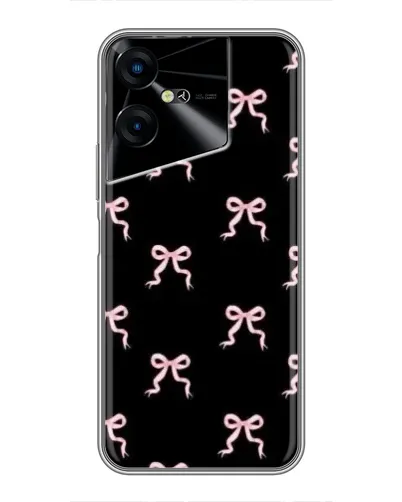 Чехол для TECNO POVA Neo 3 с картинкой «Бант-цветок»