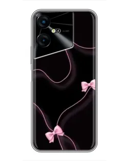 Чехол для TECNO POVA Neo 3 с картинкой «Розовые ленты» Чехол для TECNO POVA Neo 3 с картинкой «Розовые ленты»