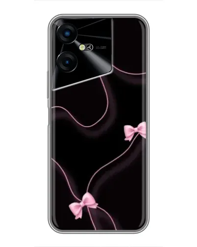 Чехол для TECNO POVA Neo 3 с картинкой «Розовые ленты»