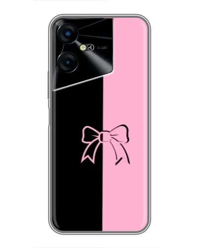 Чехол для TECNO POVA Neo 3 с картинкой «Половинки банта»