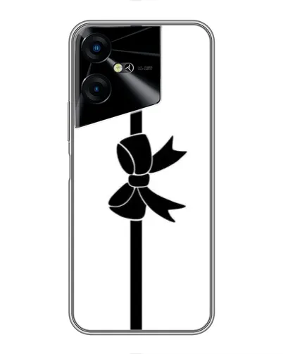 Чехол для TECNO POVA Neo 3 с картинкой «Вертикальный бант»