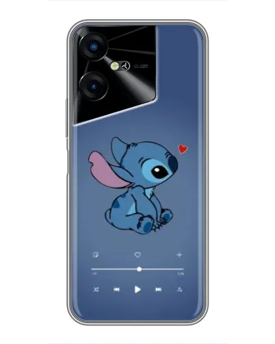 Чехол для TECNO POVA Neo 3 с картинкой «Музыкальный Stitch»