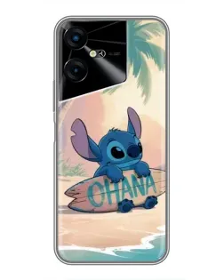 Чехол для TECNO POVA Neo 3 с картинкой «Стич на серфе»