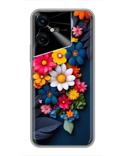 Чехол для TECNO POVA Neo 3 с картинкой «Цветочная феерия»