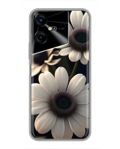 Чехол для TECNO POVA Neo 3 с картинкой «Белые маргаритки макро»