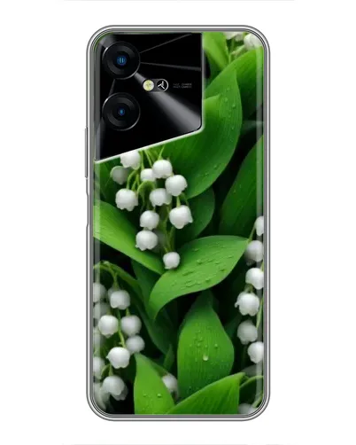Чехол для TECNO POVA Neo 3 с картинкой «Ландыши в зелени»
