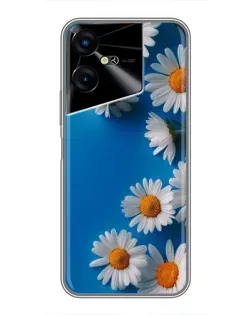 Чехол для TECNO POVA Neo 3 с картинкой «Белоснежные маргаритки»