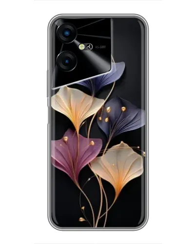 Чехол для TECNO POVA Neo 3 с картинкой «Лиловые цветы грации»