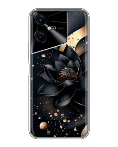 Чехол для TECNO POVA Neo 3 с картинкой «Черный лотос»