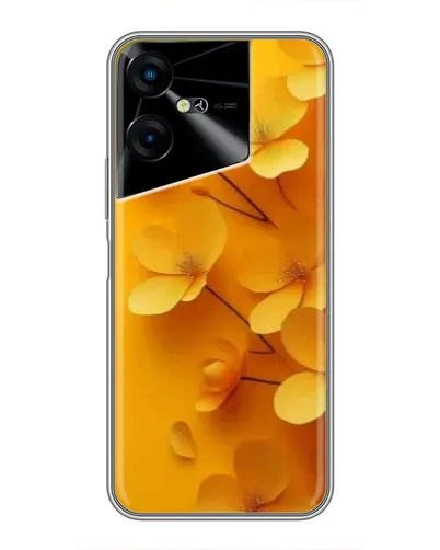 Чехол для TECNO POVA Neo 3 с картинкой «Золотые лепестки»