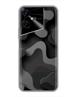 Чехол для TECNO POVA Neo 3 с картинкой «Темный абстрактный камуфляж» Чехол для TECNO POVA Neo 3 с картинкой «Темный абстрактный камуфляж»