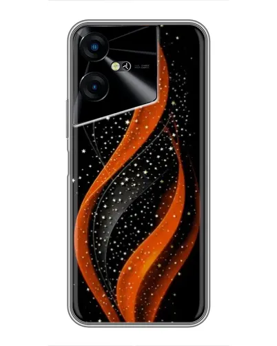 Чехол для TECNO POVA Neo 3 с картинкой «Огненная звездная волна»
