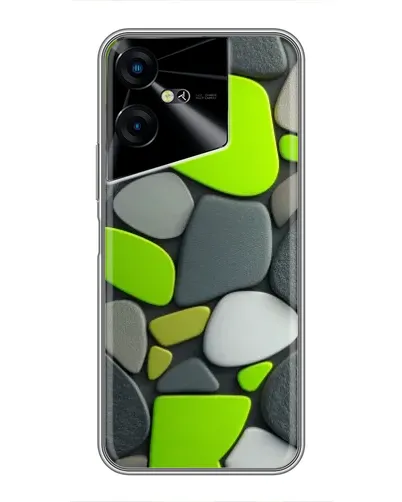 Чехол для TECNO POVA Neo 3 с картинкой «Яркая неоновая галька»