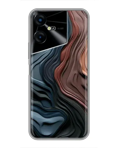 Чехол для TECNO POVA Neo 3 с картинкой «Цветные волны каньона»